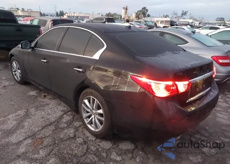 2015 Infiniti Q50 Premium from USA, damaged, VIN JN1BV7AP4FM334583
